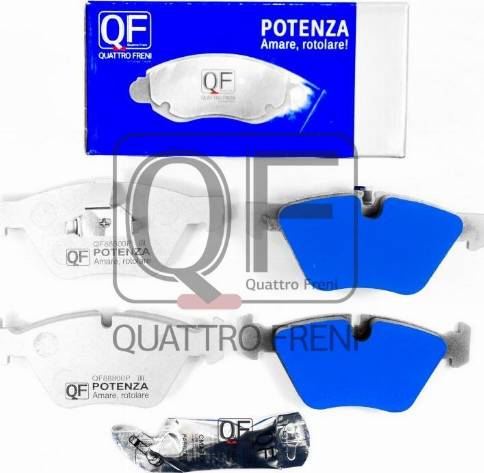 Quattro Freni QF88500P - Brake Pad Set, disc brake autospares.lv