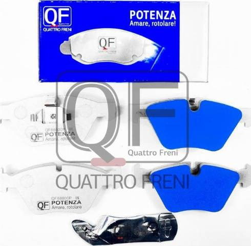 Quattro Freni QF88800P - Brake Pad Set, disc brake autospares.lv