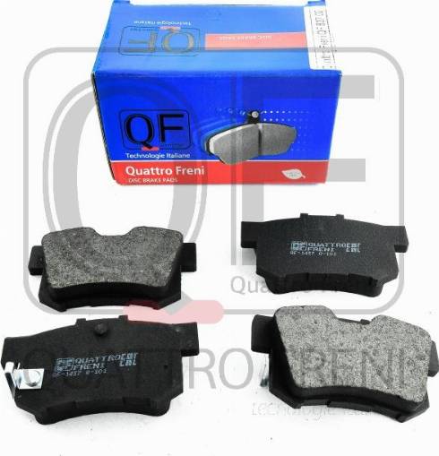 Quattro Freni QF83702 - Brake Pad Set, disc brake autospares.lv