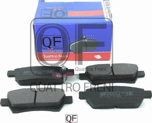 Quattro Freni QF82202 - Brake Pad Set, disc brake autospares.lv