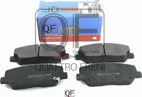 Quattro Freni QF87602 - Brake Pad Set, disc brake autospares.lv