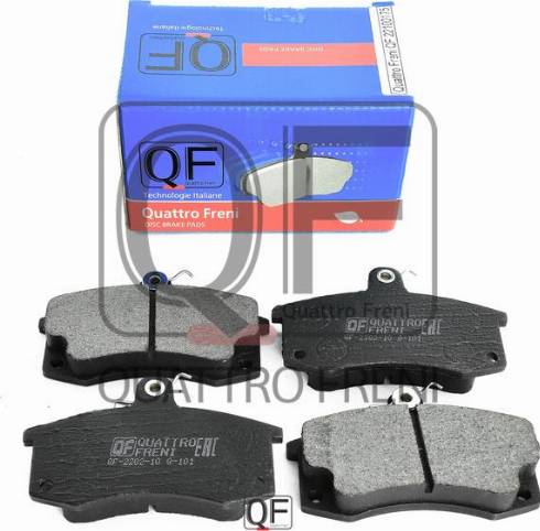 Quattro Freni QF22100175 - Brake Pad Set, disc brake autospares.lv