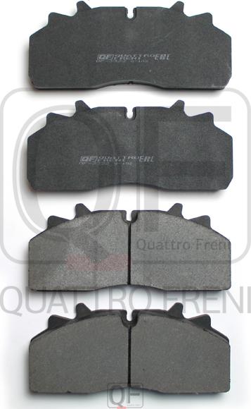 Quattro Freni QF221250 - Brake Pad Set, disc brake autospares.lv