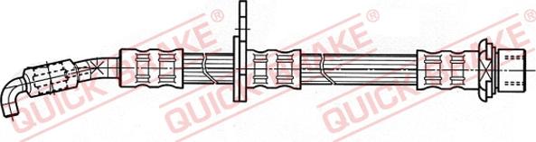 QUICK BRAKE 59.955 - Brake Hose autospares.lv