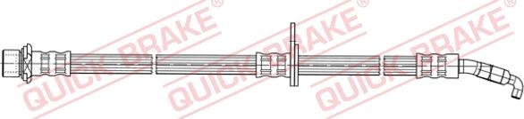 QUICK BRAKE 50.990 - Brake Hose autospares.lv