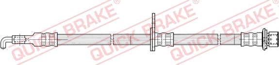 QUICK BRAKE 50.828 - Brake Hose autospares.lv