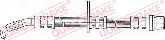 QUICK BRAKE 58.944 - Brake Hose autospares.lv