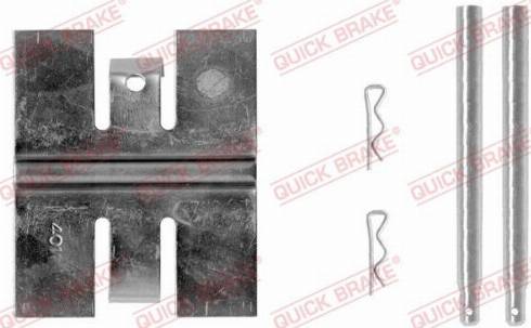 QUICK BRAKE 109-0950R-1 - Accessory Kit for disc brake Pads autospares.lv