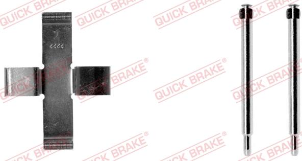QUICK BRAKE 109-0925-1 - Accessory Kit for disc brake Pads autospares.lv
