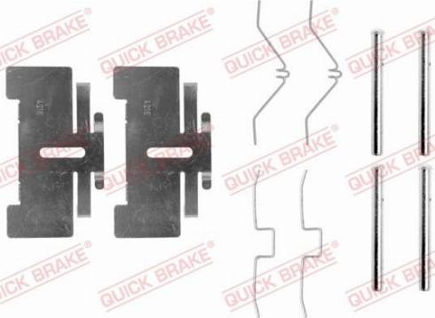 QUICK BRAKE 1090974 - Accessory Kit for disc brake Pads autospares.lv