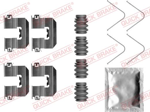 QUICK BRAKE 1090058 - Accessory Kit for disc brake Pads autospares.lv