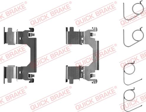 QUICK BRAKE 109-0053R-1 - Accessory Kit for disc brake Pads autospares.lv