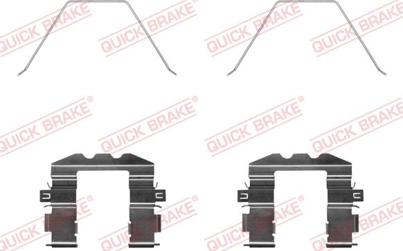 QUICK BRAKE 109-0057R-1 - Accessory Kit for disc brake Pads autospares.lv