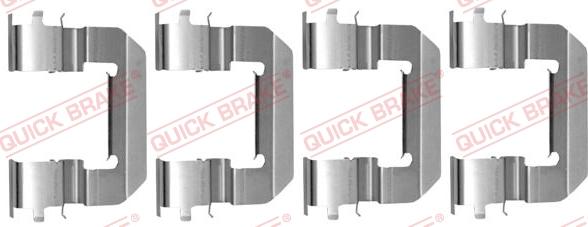 QUICK BRAKE 1090014 - Accessory Kit for disc brake Pads autospares.lv