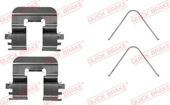 QUICK BRAKE 109-0033R-1 - Accessory Kit for disc brake Pads autospares.lv