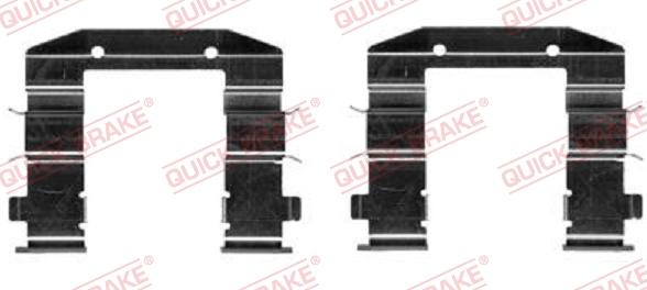 QUICK BRAKE 109-0037-1 - Accessory Kit for disc brake Pads autospares.lv