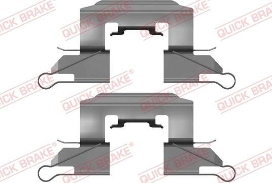 QUICK BRAKE 109-0139R-1 - Accessory Kit for disc brake Pads autospares.lv