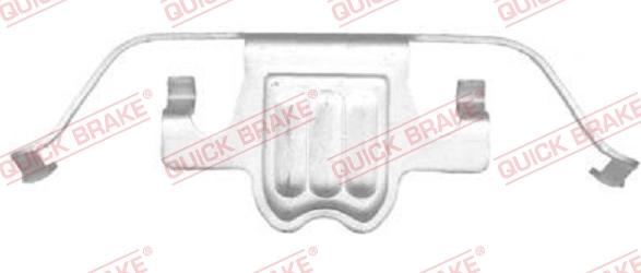 QUICK BRAKE 109-1695-1 - Accessory Kit for disc brake Pads autospares.lv