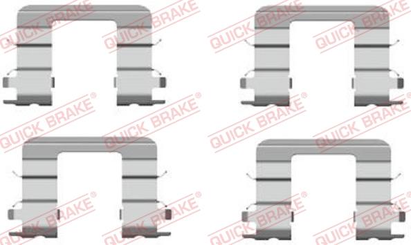 QUICK BRAKE 1091696 - Accessory Kit for disc brake Pads autospares.lv