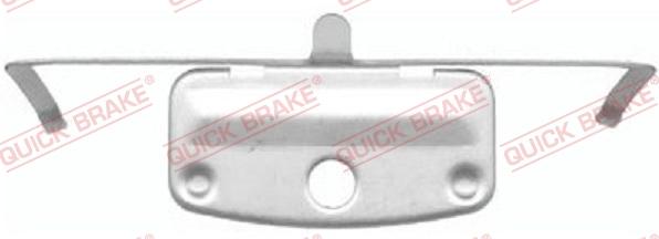 QUICK BRAKE 109-1644-1 - Accessory Kit for disc brake Pads autospares.lv