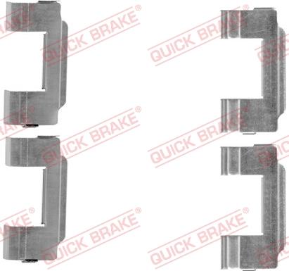 QUICK BRAKE 1091646 - Accessory Kit for disc brake Pads autospares.lv