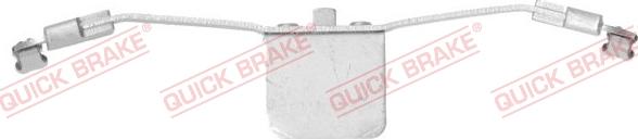 QUICK BRAKE 109-1641-1 - Accessory Kit for disc brake Pads autospares.lv