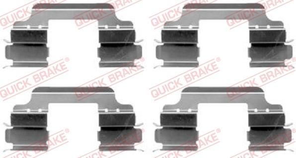 QUICK BRAKE 1091648 - Accessory Kit for disc brake Pads autospares.lv