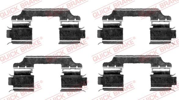 QUICK BRAKE 1091654 - Accessory Kit for disc brake Pads autospares.lv