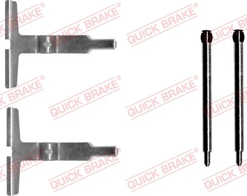 QUICK BRAKE 1091602 - Accessory Kit for disc brake Pads autospares.lv