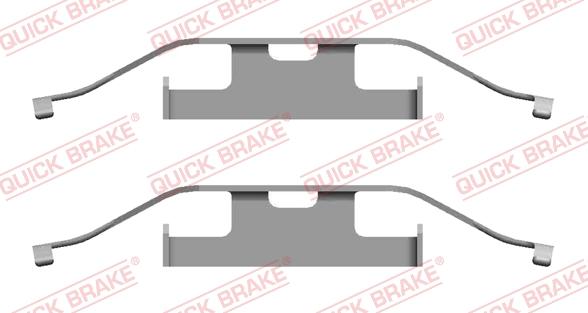 QUICK BRAKE 1091682 - Accessory Kit for disc brake Pads autospares.lv