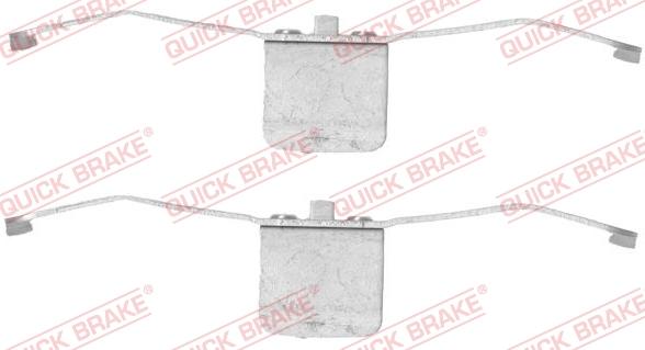 QUICK BRAKE 1091639 - Accessory Kit for disc brake Pads autospares.lv