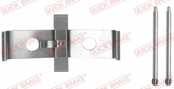 QUICK BRAKE 109-1674-1 - Accessory Kit for disc brake Pads autospares.lv