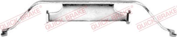 QUICK BRAKE 109-1096-1 - Accessory Kit for disc brake Pads autospares.lv