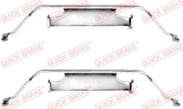 QUICK BRAKE 1091096 - Accessory Kit for disc brake Pads autospares.lv
