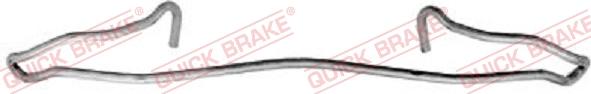 QUICK BRAKE 109-1057-1 - Accessory Kit for disc brake Pads autospares.lv