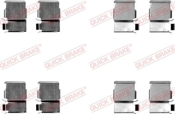 QUICK BRAKE 1091033 - Accessory Kit for disc brake Pads autospares.lv