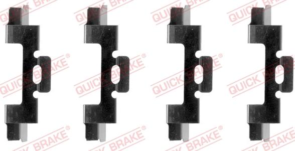 QUICK BRAKE 109-1027 - Accessory Kit for disc brake Pads autospares.lv