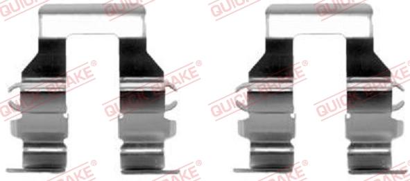 QUICK BRAKE 109-1199-1 - Accessory Kit for disc brake Pads autospares.lv