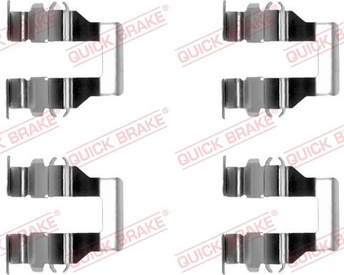 QUICK BRAKE 1091199 - Accessory Kit for disc brake Pads autospares.lv