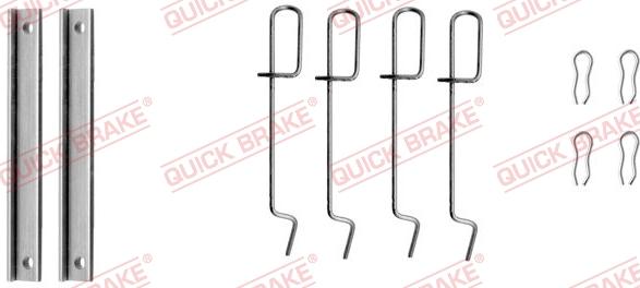 QUICK BRAKE 1091151 - Accessory Kit for disc brake Pads autospares.lv