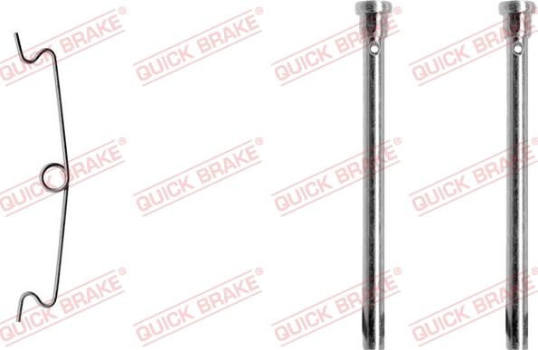 QUICK BRAKE 109-1113-1 - Accessory Kit for disc brake Pads autospares.lv