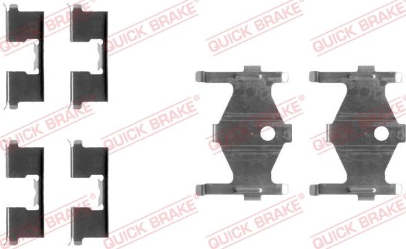 QUICK BRAKE 1091185 - Accessory Kit for disc brake Pads autospares.lv