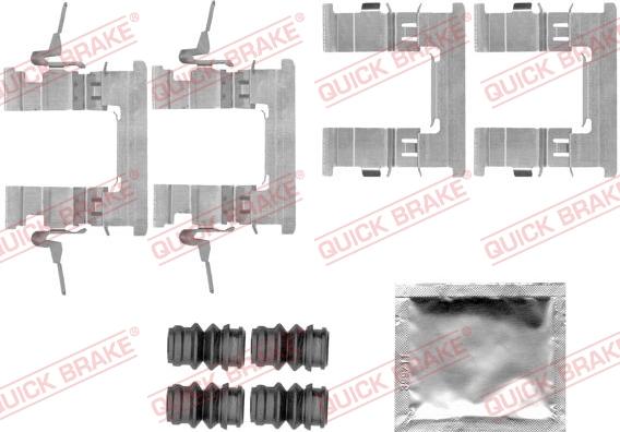 QUICK BRAKE 1091842 - Accessory Kit for disc brake Pads autospares.lv