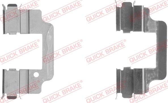 QUICK BRAKE 109-1806R-1 - Accessory Kit for disc brake Pads autospares.lv