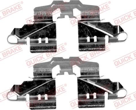 QUICK BRAKE 109-1808R-1 - Accessory Kit for disc brake Pads autospares.lv