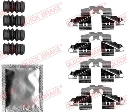 QUICK BRAKE 1091808 - Accessory Kit for disc brake Pads autospares.lv