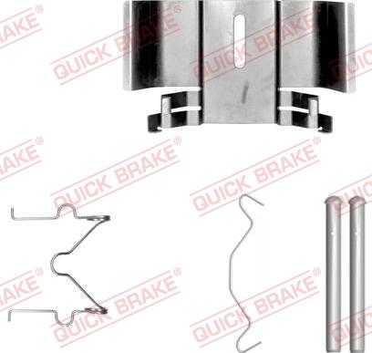 QUICK BRAKE 109-1836R-1 - Accessory Kit for disc brake Pads autospares.lv