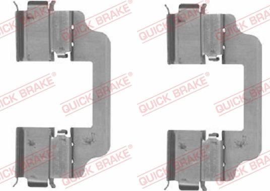 QUICK BRAKE 109-1828R-1 - Accessory Kit for disc brake Pads autospares.lv