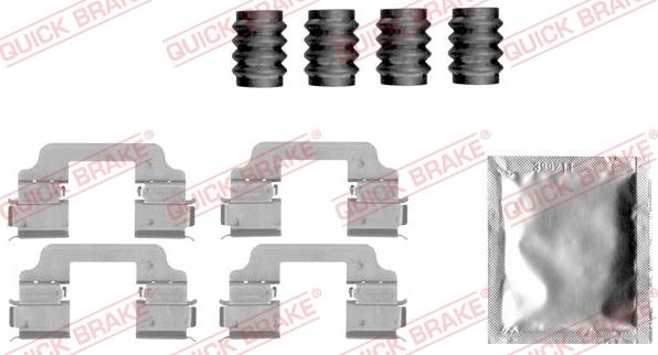 QUICK BRAKE 1091828 - Accessory Kit for disc brake Pads autospares.lv