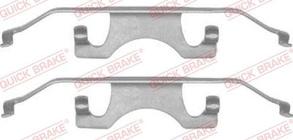 QUICK BRAKE 1091241 - Accessory Kit for disc brake Pads autospares.lv